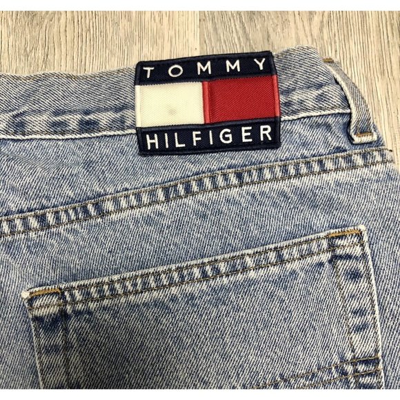 Tommy Hilfiger Jeans Men’s 36x30 Denim Vintage Baggy Dad Jeans 90s Boyfriend - Picture 7 of 7
